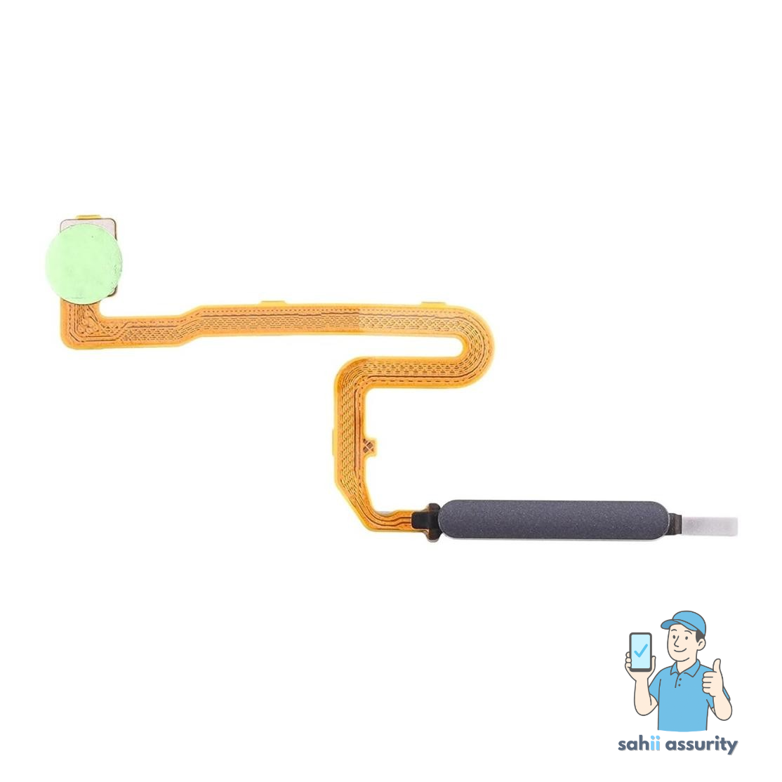 Fingerprint Sensor with Flex Cable for Xiaomi Redmi Note 10 Pro Max Black